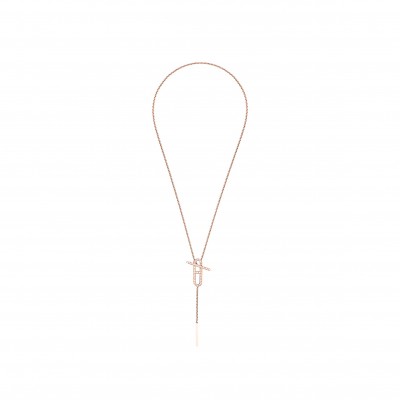 HERMÈS EVER CHAINE D'ANCRE LARIAT NECKLACE H118341B00ST